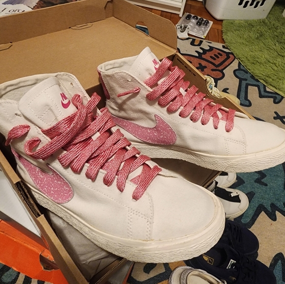 Women  Blazer MID Decon Canvas.... size 5.5  with box - Picture 3 of 6